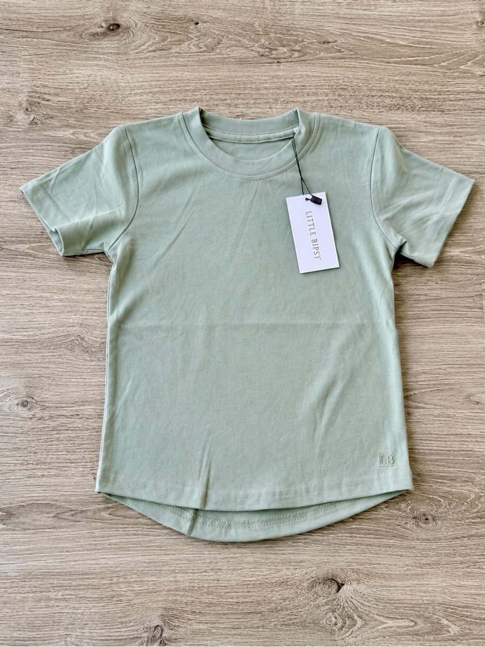 Little Bipsy Elevated Tee Agave Green Short Sleeve Shirt Baby 12-18m NWT